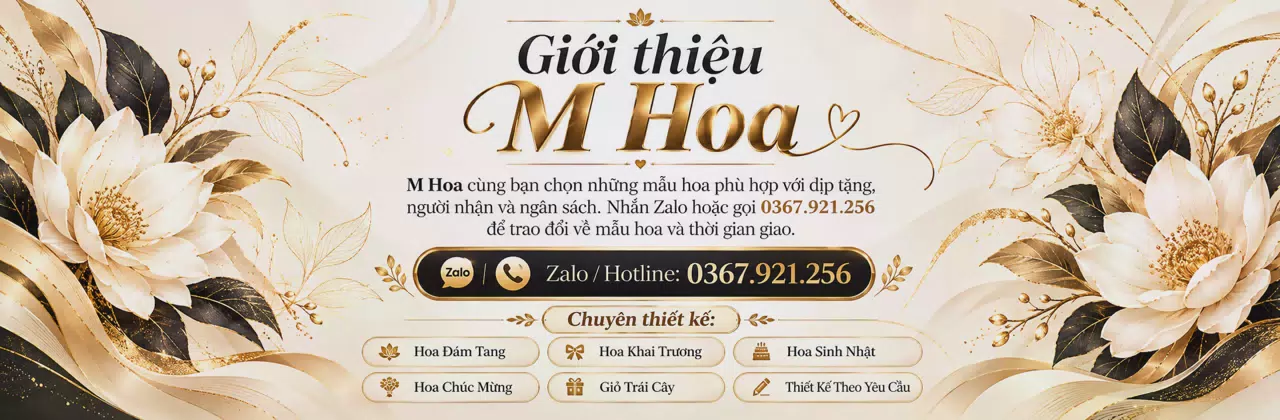 Ảnh bìa Shop hoa tươi Xã Vĩnh Trụ Ninh Bình - Tư vấn hoa theo từng dịp